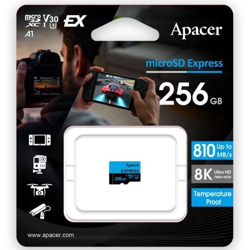 Cartão de Memória Apacer 256GB Uhs-i / Classe 10 / 810mbs