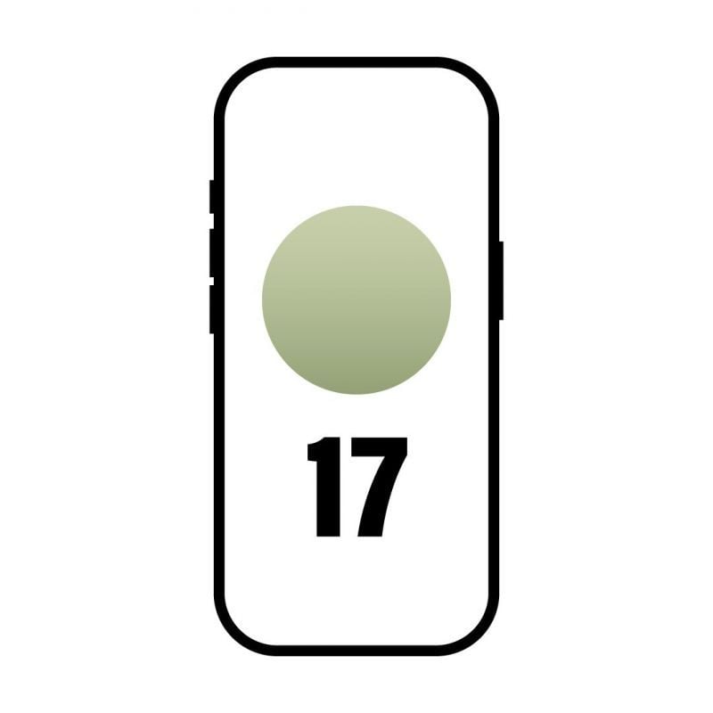Smartphone Apple Iphone 17 256GB / 6,3" / 5G / Verde Sage