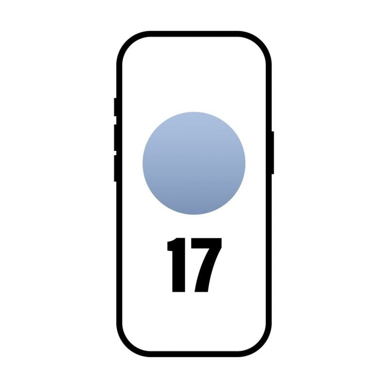 Smartphone Apple Iphone 17 512GB / 6,3" / 5G / Misty Blue