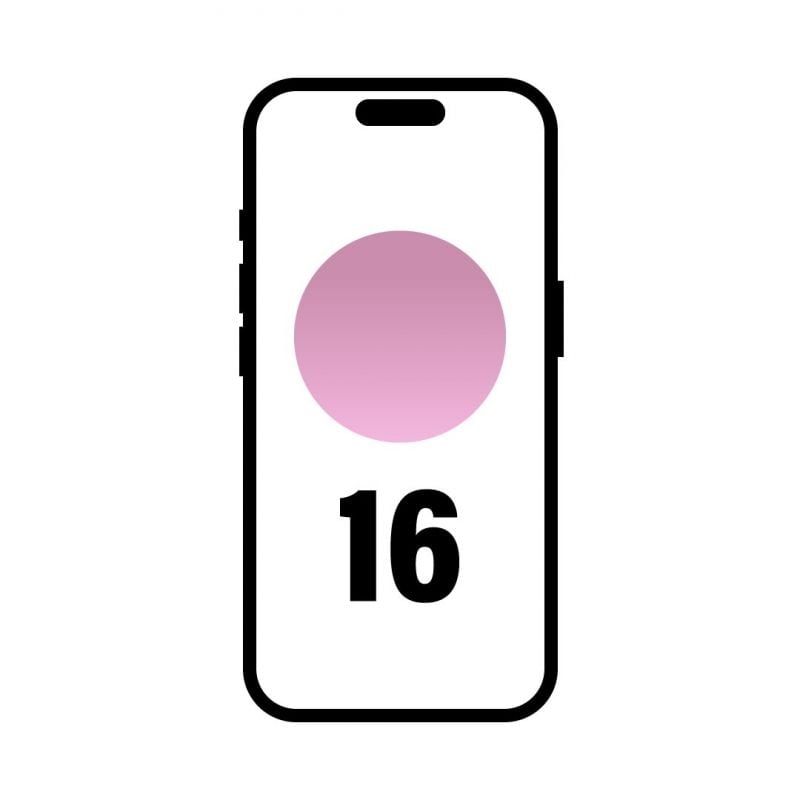 Smartphone Apple Iphone 16 128GB / 6.1" / 6.1" / 5G / Rosa