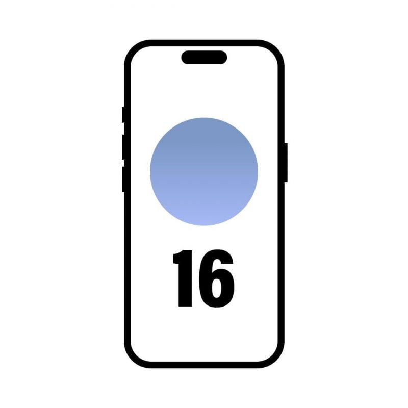 Smartphone Apple Iphone 16 128GB / 6,1" / 5G / Azul Ultramarino