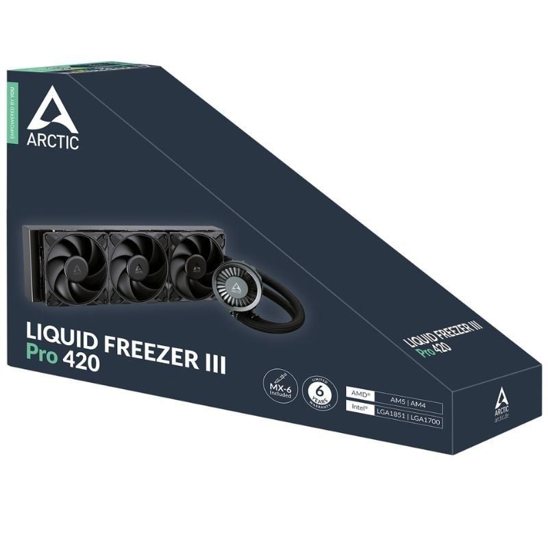 Arctic Liquid Freezer III Pro 420 / Preto Sistema de Arrefecimento a Líquido Arctic Liquid Freezer…