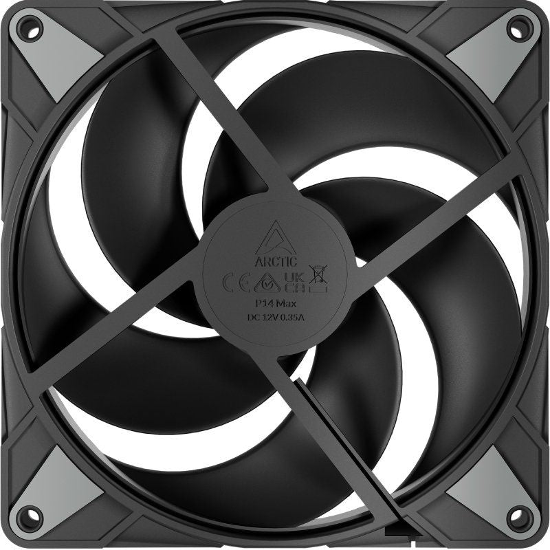 Ventilador Arctic P14 Max / 14cm / Preto