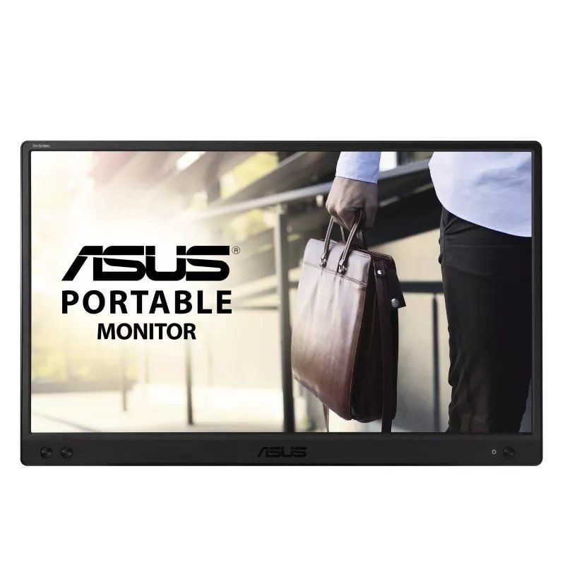 Monitor para Computador Portátil Asus Zenscreen MB166C 15,6" / Full HD / Preto