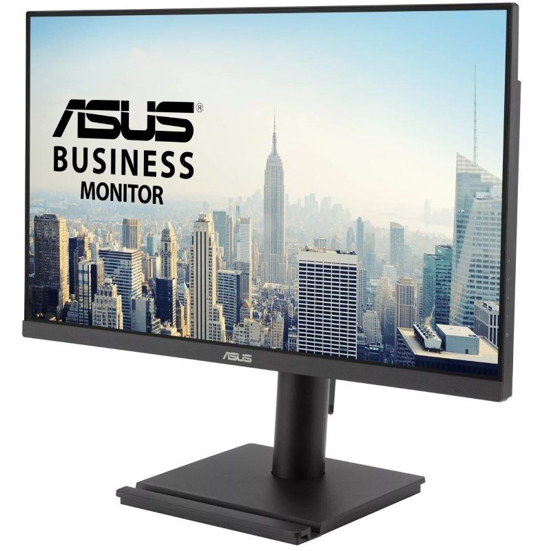 Monitor Profissional Asus VA249QGS 23,8" / Full HD / Multimédia / Ajustável em Altura / Preto