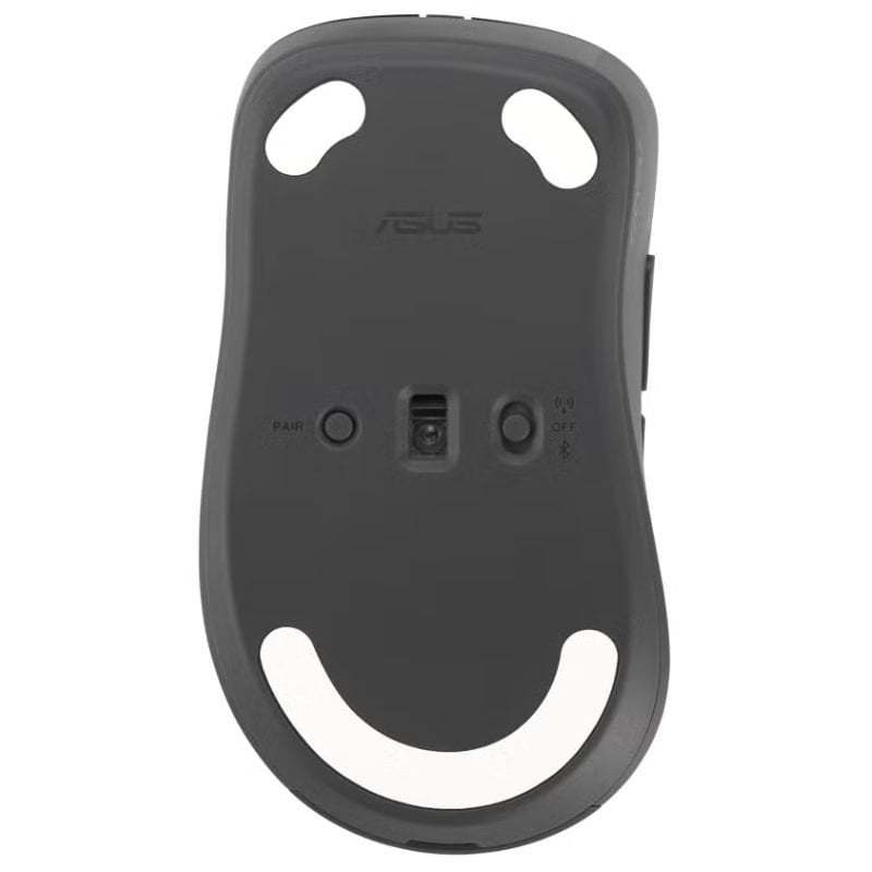 Rato sem Fios Asus MD102 / Bateria Recarregável / Até 1600 DPI / Cinza Escuro