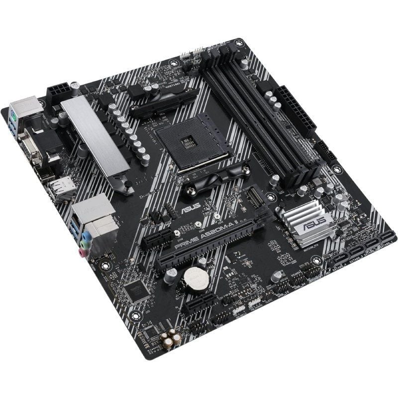 Placa-mãe Asus Prime A520m-a II / CSM Socket AM4 / Micro ATX