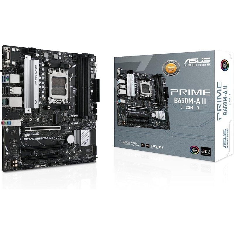 Placa-mãe Asus Prime B650m-a Ii-csm / Socket AM5 / Micro ATX