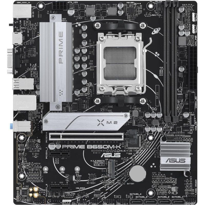 Placa-mãe Asus Prime B650m-k / Soquete AM5 / Micro ATX