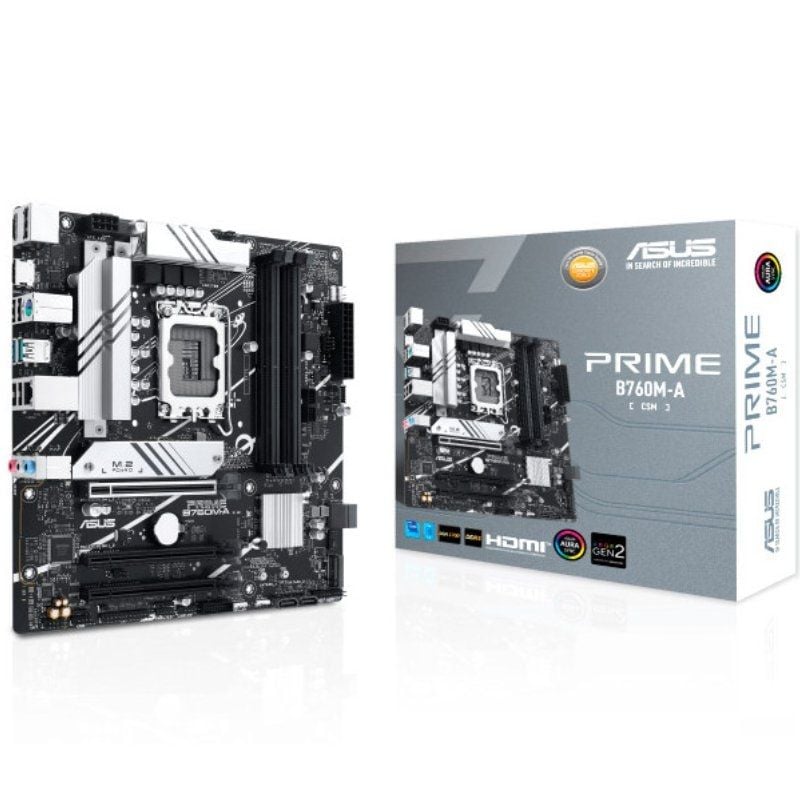 Placa-mãe Asus PRIME B760m-a-csm Socket 1700 / Micro ATX