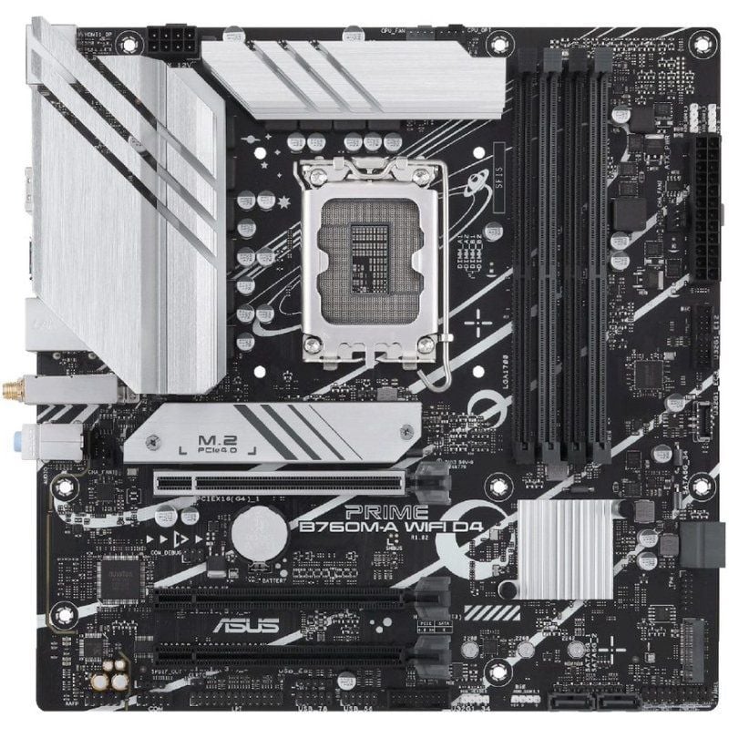 Placa-mãe Asus PRIME B760m-a WIFI D4 Socket 1700 / Micro ATX