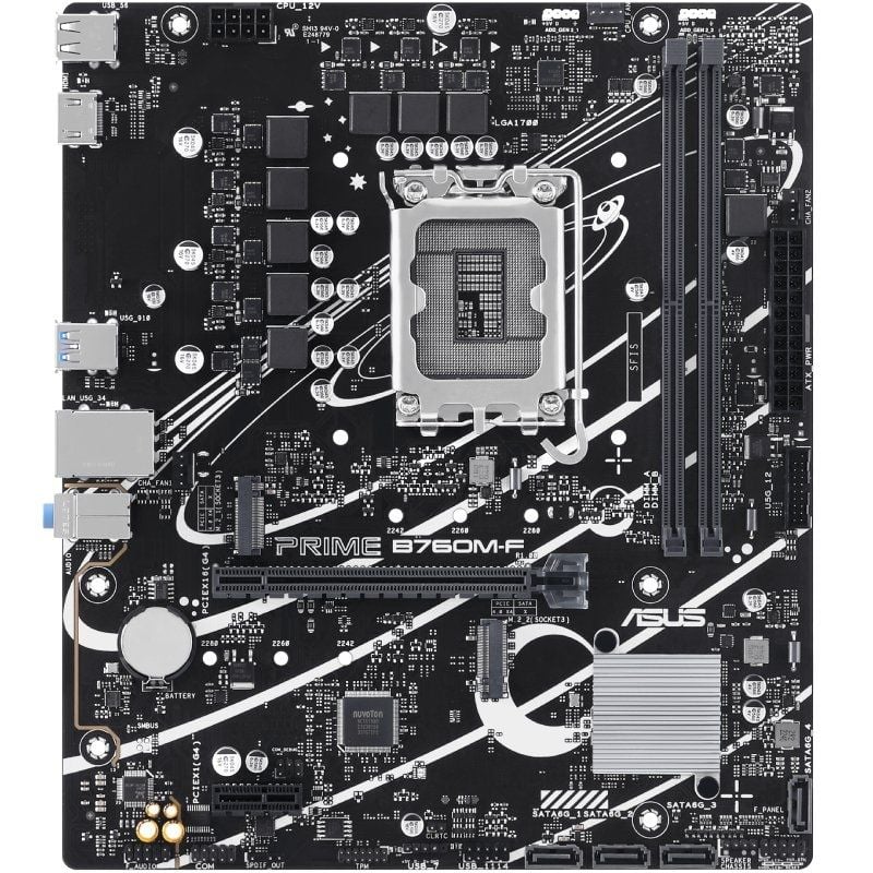 Placa-mãe Asus PRIME B760m-f Socket 1700 / Micro ATX
