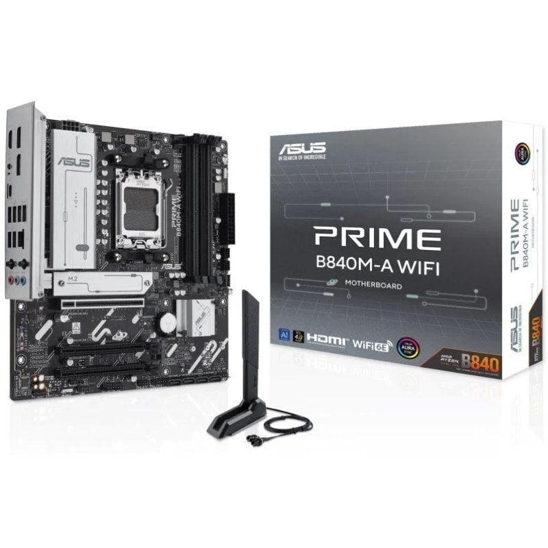 Placa-mãe Asus PRIME B840m-a WIFI Socket AM5 / Micro ATX