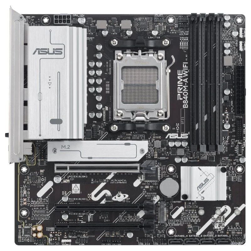 Placa-mãe Asus PRIME B840m-a WIFI Socket AM5 / Micro ATX