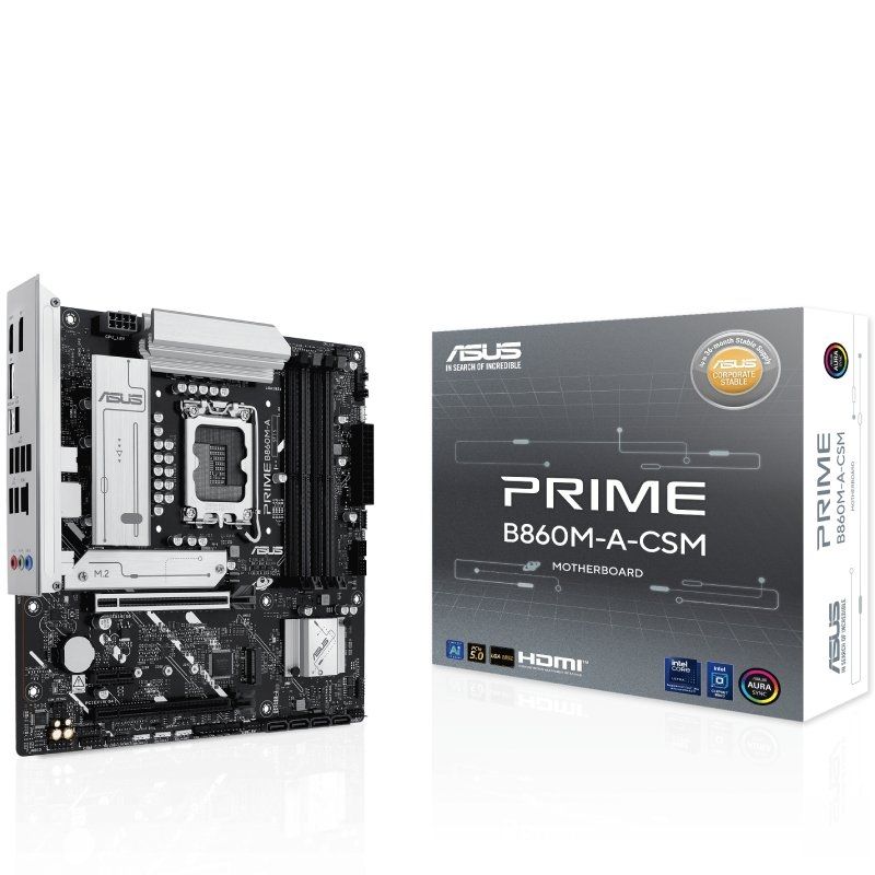 Placa-mãe Asus PRIME B860m-a CSM Socket 1851 / Micro ATX