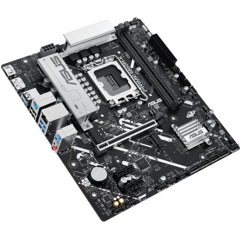 Placa-mãe Asus PRIME B860m-k Socket 1851 / DDR5 / PCIe 5.0 / Micro ATX