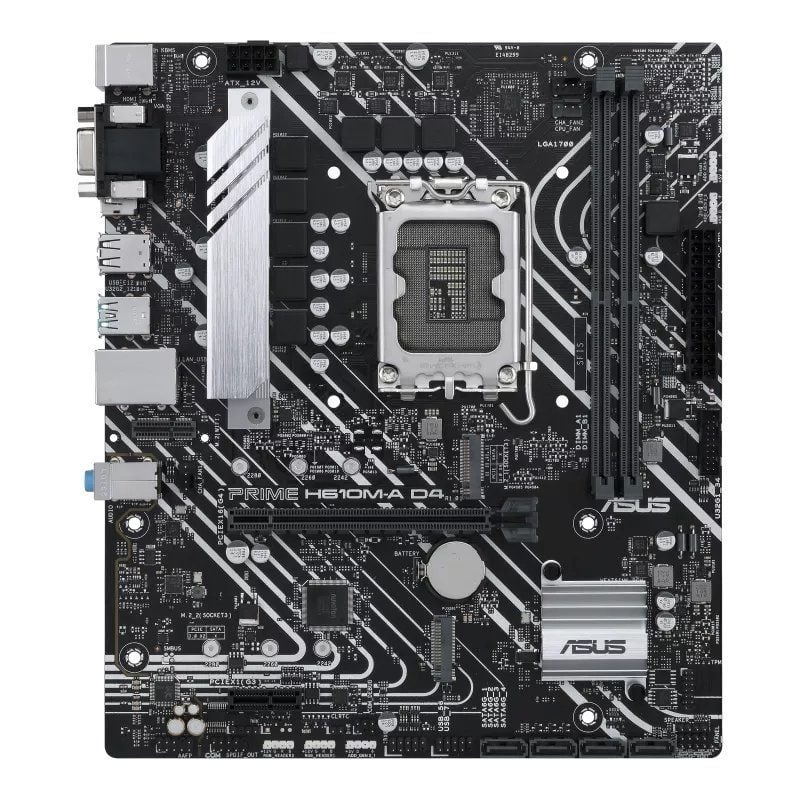 Placa-mãe Asus Prime H610m-a D4-csm / Socket 1700 / Micro ATX