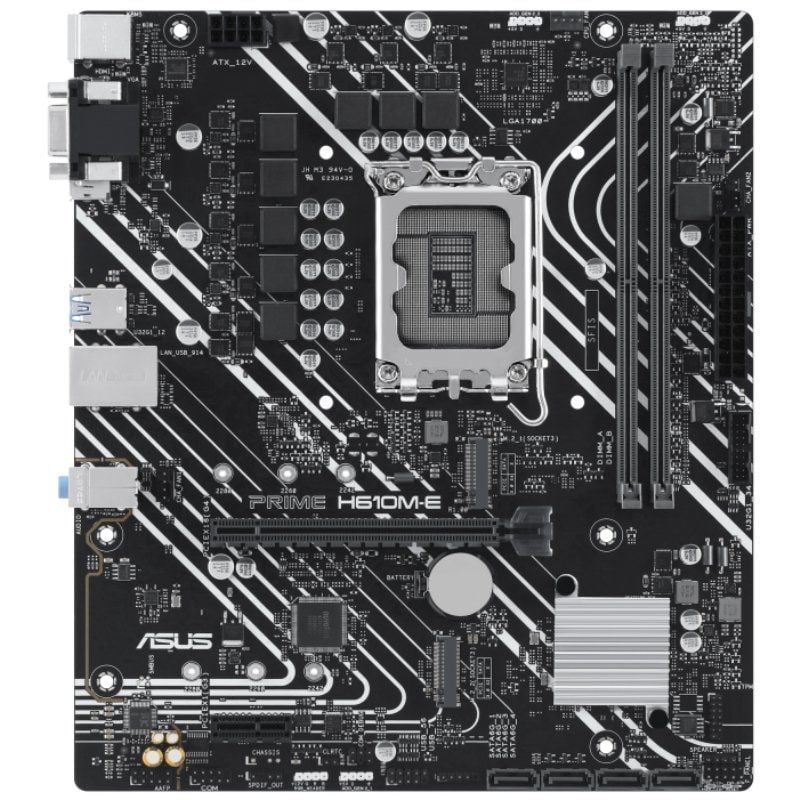 Placa-mãe Asus Prime H610m-e-csm / Soquete 1700 / Micro ATX