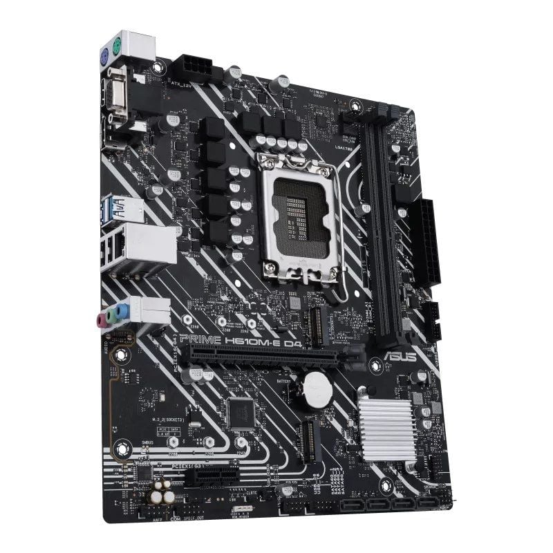 Placa-mãe Asus Prime H610m-e D4-csm / Socket 1700 / Micro ATX