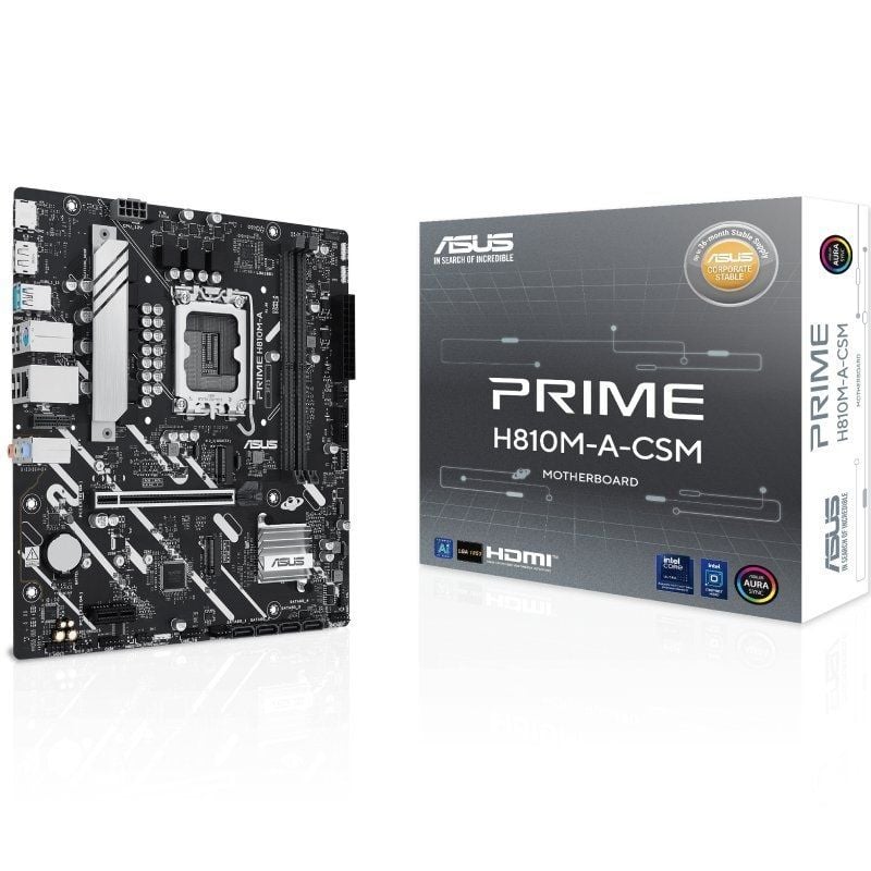 Placa-mãe Asus PRIME H810m-a-csm Soquete 1851 / Micro ATX