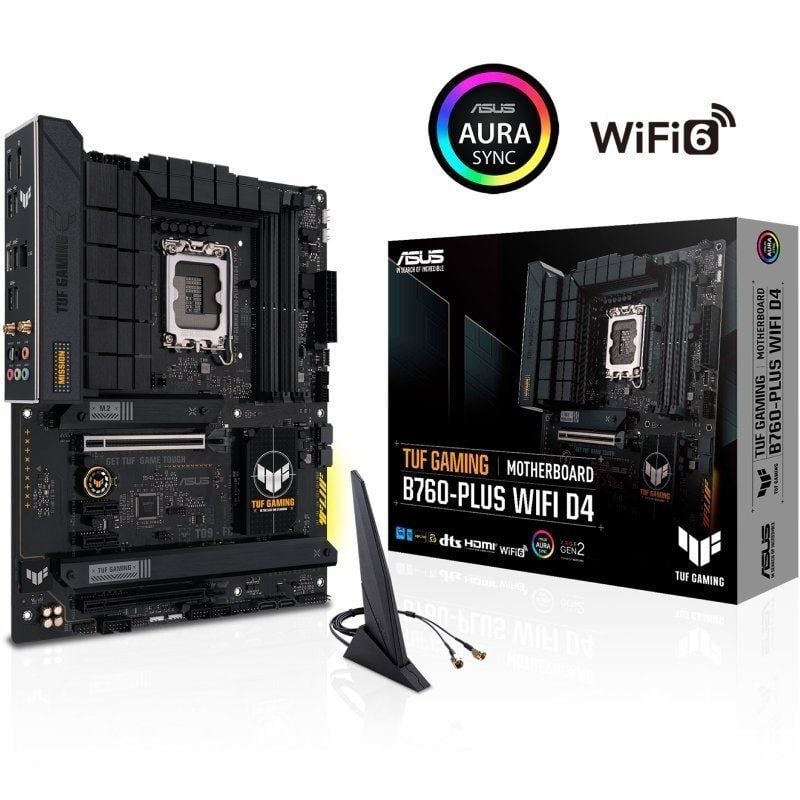 Placa-mãe Asus TUF GAMING B760-plus (wi-fi) D4 Socket 1700