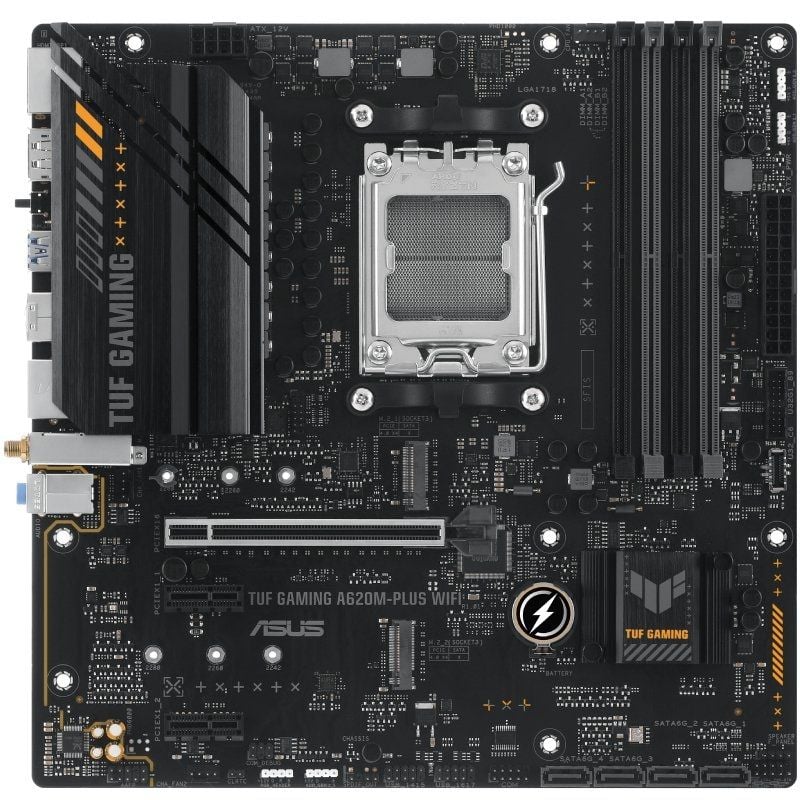 Placa-mãe Asus TUF GAMING A620m-plus Wifi Soquete AM5 / Micro ATX