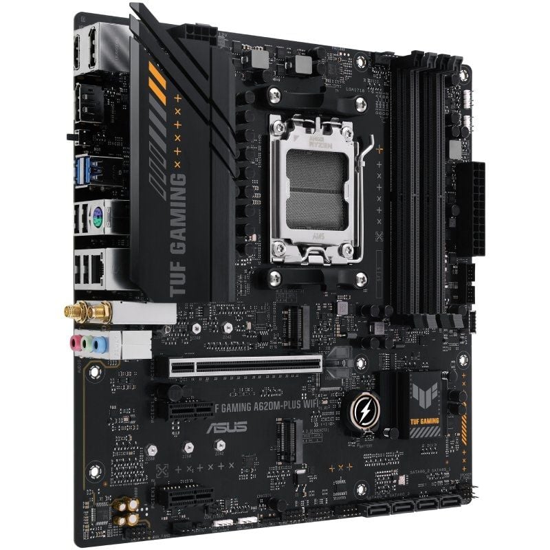 Placa-mãe Asus TUF GAMING A620m-plus Wifi Soquete AM5 / Micro ATX