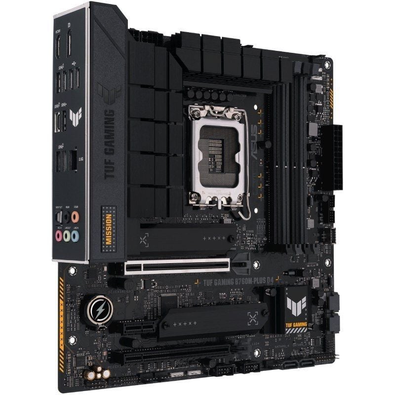 Placa-mãe Asus TUF GAMING B760m-plus D4 / Soquete 1700 / Micro ATX