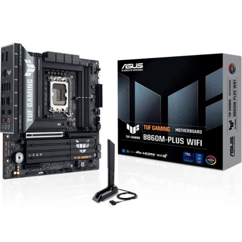 Placa-mãe Asus TUF GAMING B860m-plus WIFI Soquete 1851 / Micro ATX