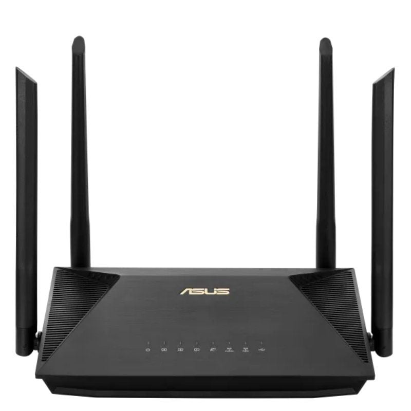 Router sem Fios Asus Rt-ax53u / Wifi 6 / 1800mbps / 2.4ghz 5ghz / 4 Antenas / Wifi 802.11ax / Ac /…
