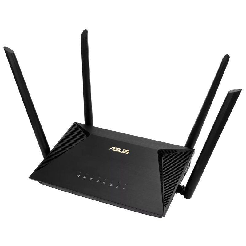 Router sem Fios Asus Rt-ax53u / Wifi 6 / 1800mbps / 2.4ghz 5ghz / 4 Antenas / Wifi 802.11ax / Ac /…