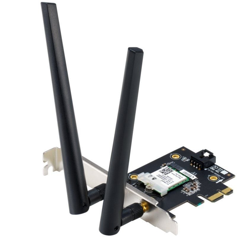 Placa de Rede sem Fios PCI Express Asus Pce-axe5400 / 5400mbps / 2,4 / 5 / 6ghz