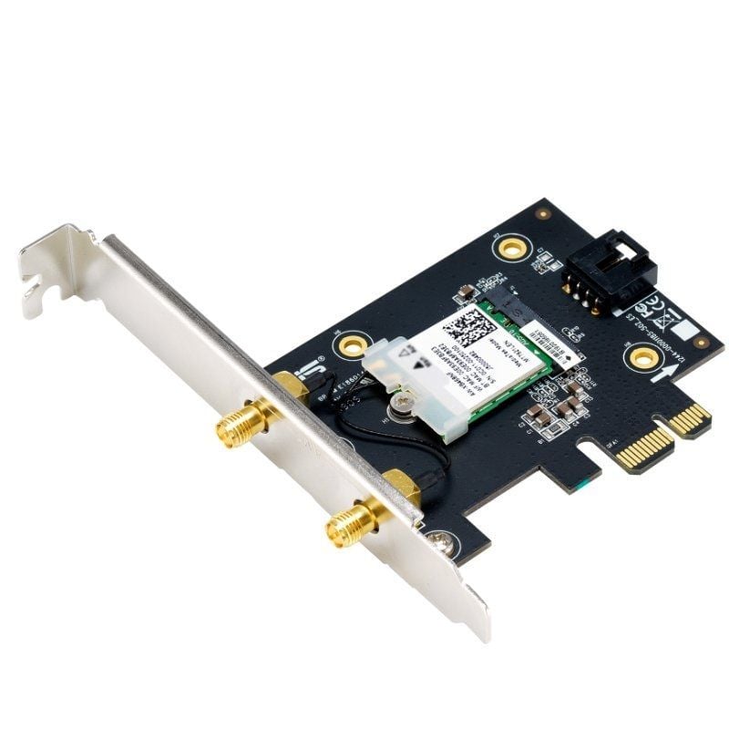 Placa de Rede sem Fios PCI Express Asus Pce-axe5400 / 5400mbps / 2,4 / 5 / 6ghz