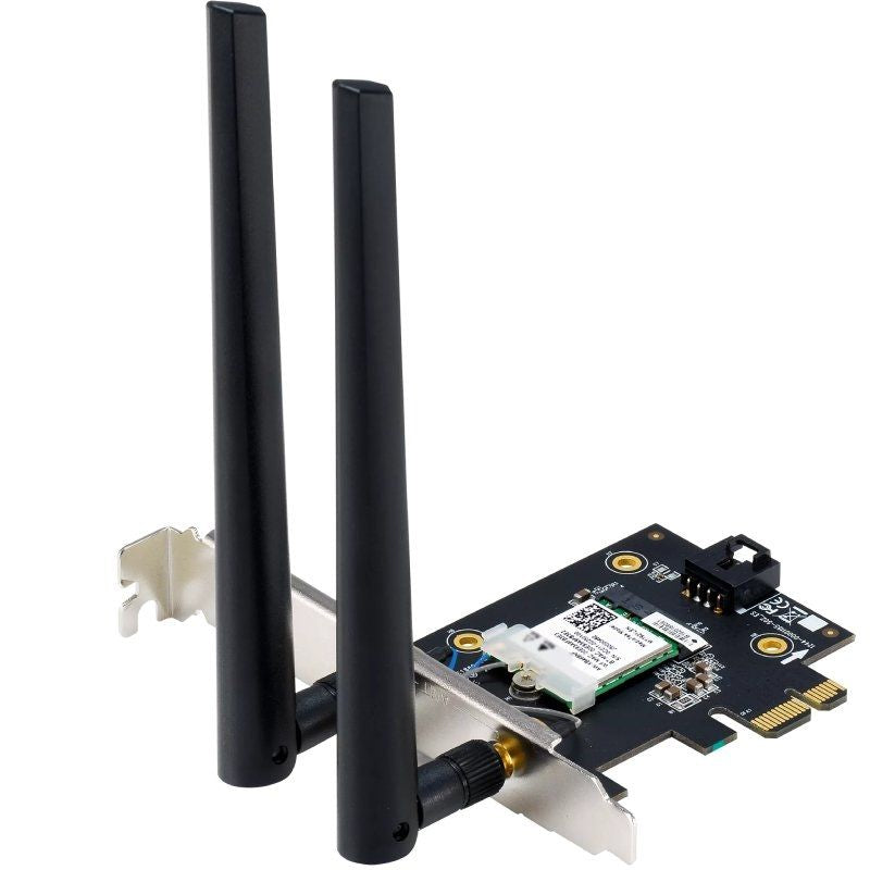 Placa de Rede sem Fios-pci Express Asus Pce-be6500 / 6500mbps / 2,4 / 5 / 6ghz
