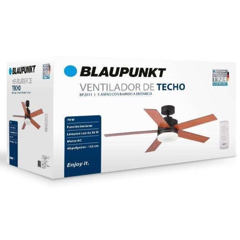Blaupunkt BP2011 Ventilador de Teto / 70W / 5 Pás 122cm