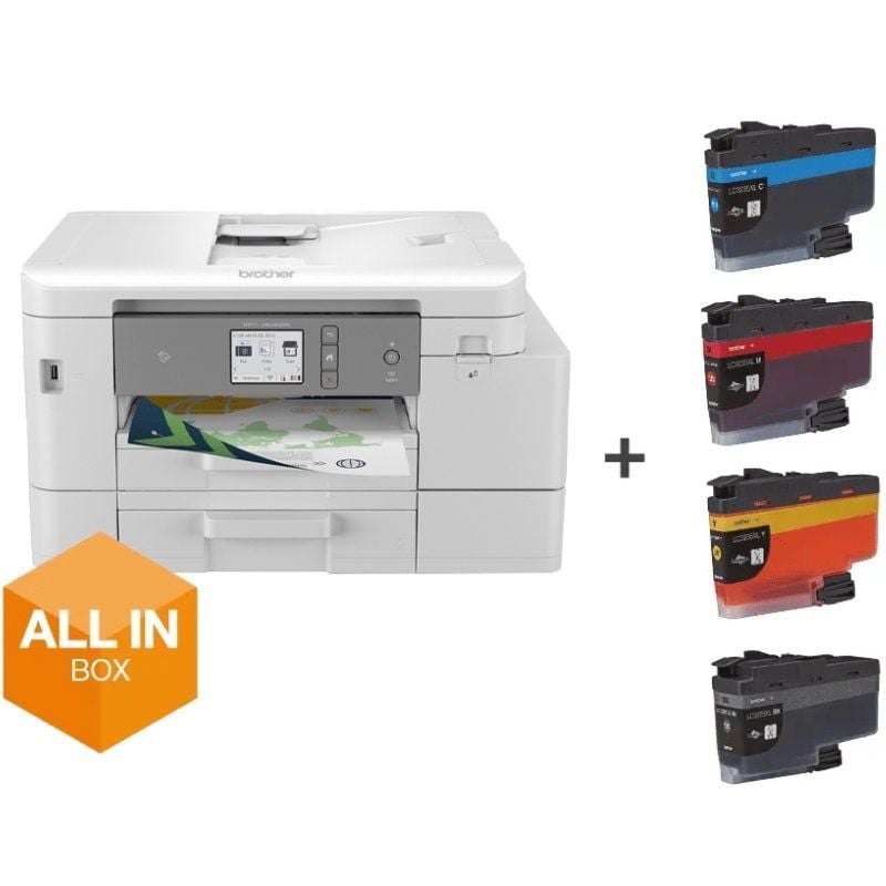 Multifunções Brother Mfc-j4540dwxl Wifi / Fax / Duplex / Impressora + Pack de Consumíveis XL / Bran…