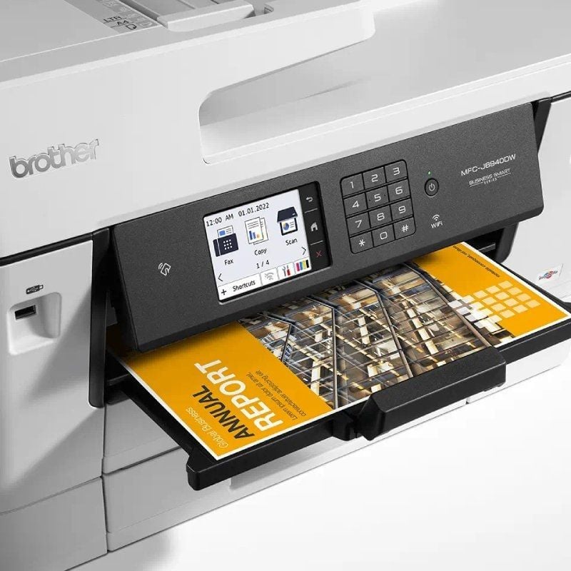 Multifunções A3 Wifi / Fax / Duplex / Branco Brother Mfc-j6940dw