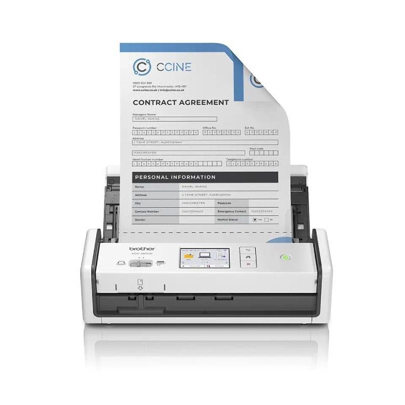 Scanner de Documentos Brother Ads-1800w com ADF / Alimentador de Documentos Duplex