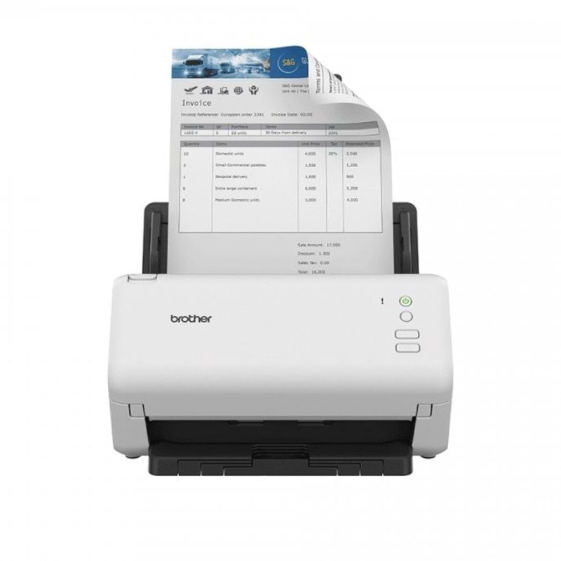 Scanner de Documentos Brother Ads-4100 com ADF / Alimentador de Documentos Duplex