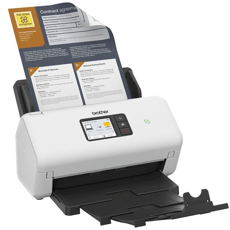 Scanner de Documentos Brother Ads-4550w com ADF / Alimentador de Documentos Duplex