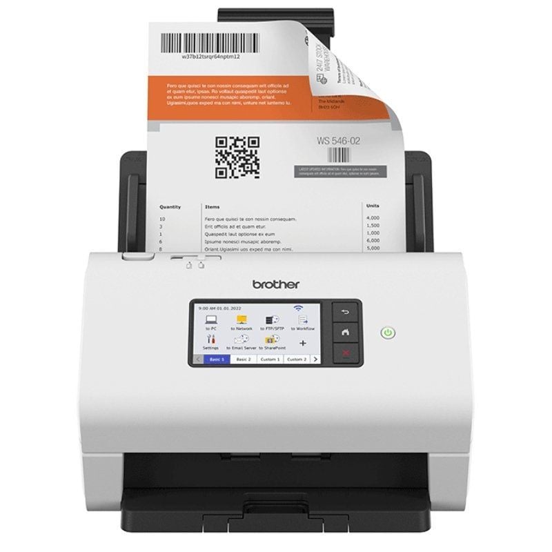 Scanner de Documentos Brother Ads-4900w com ADF / Alimentador de Documentos Duplex