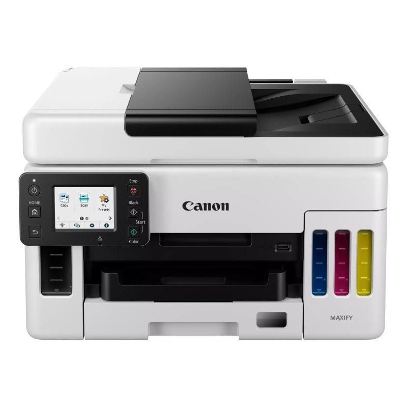 Multifunções Recarregável Canon MAXIFY GX6050 Megatank Wifi / Duplex / Branco