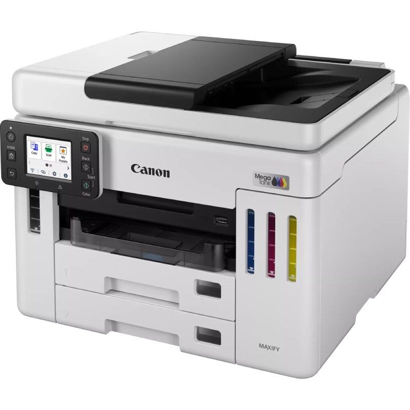 Multifunções Recarregável Canon MAXIFY GX7150 Megatank Wifi / Duplex / Fax / Branco