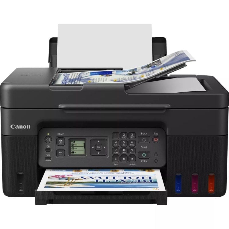 Multifuncional Recarregável Canon PIXMA G4570 Megatank / Wi-fi / Fax / Preta