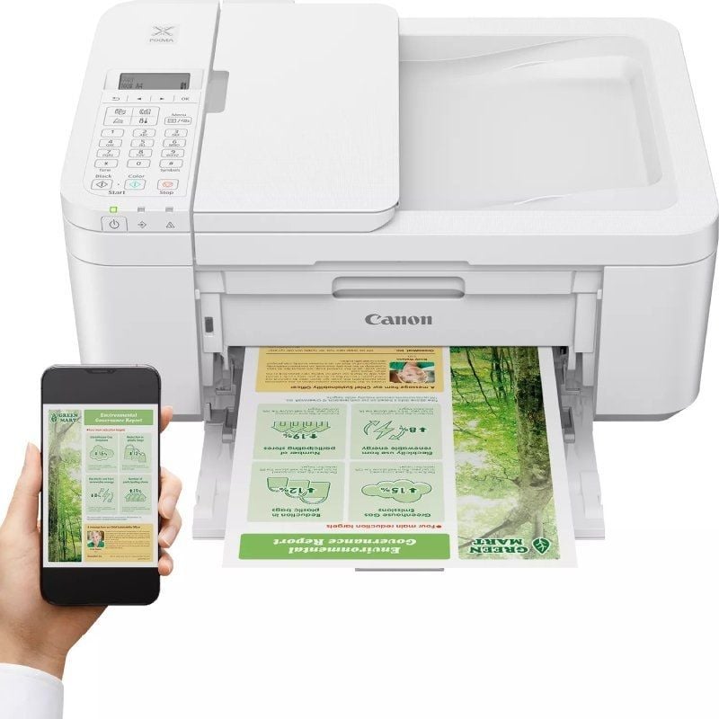 Impressora Fotográfica Multifunções Canon PIXMA Tr4751i Wifi / Fax / Duplex / Branco
