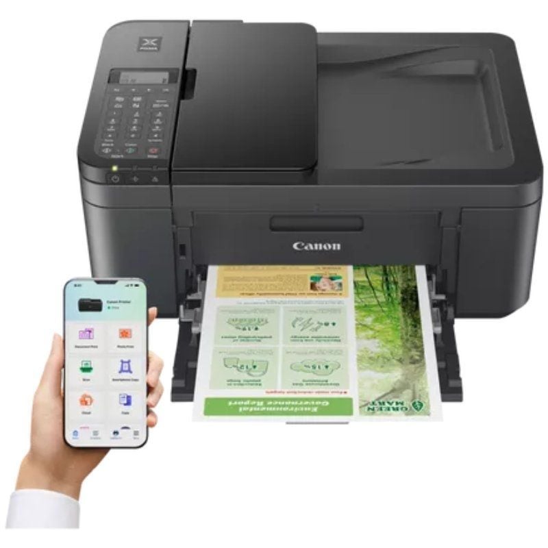 Canon PIXMA Tr4755i Multifunções Fotográfica Canon PIXMA Tr4755i Wifi / Duplex / Fax / Preto
