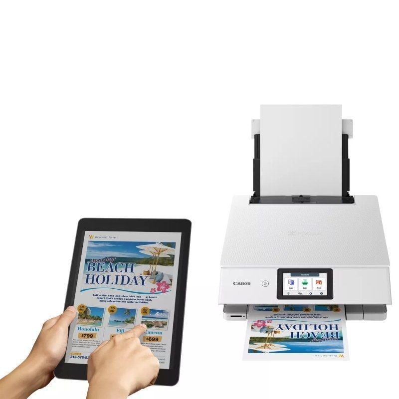 Canon PIXMA TS8751 Multifunções Fotografia Canon PIXMA TS8751 Wifi / Duplex / Branco