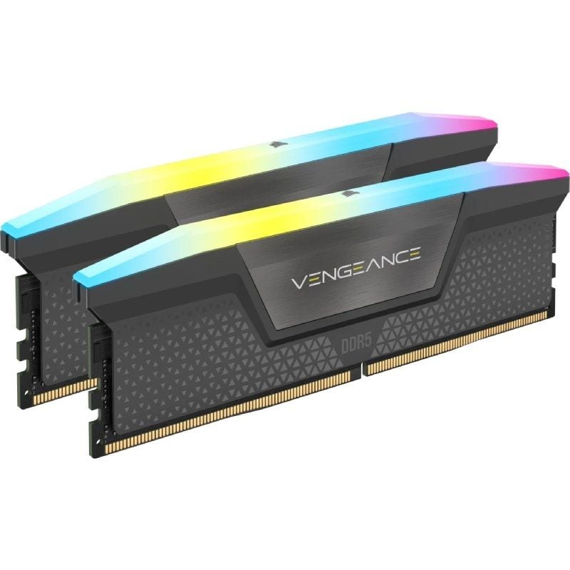 Memória RAM Corsair Vengeance RGB 2 X 32GB / DDR5 / 5200MH / 1.25v / CL40 / AMD Expo / DIMM