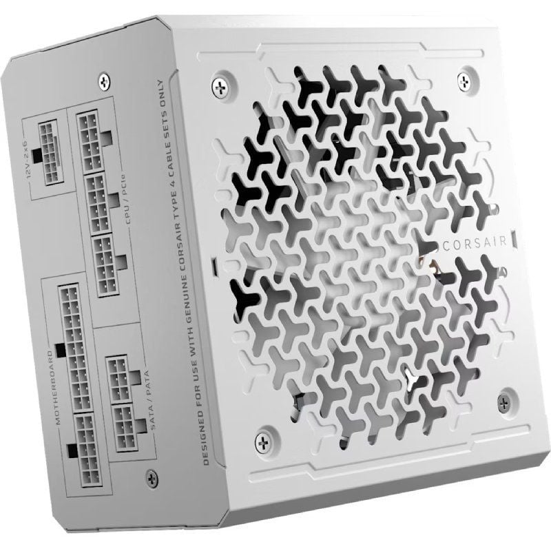 Fonte de Alimentação Corsair Rm750e / 750W / Ventilador de 12cm / Cybenetics Gold / Branco