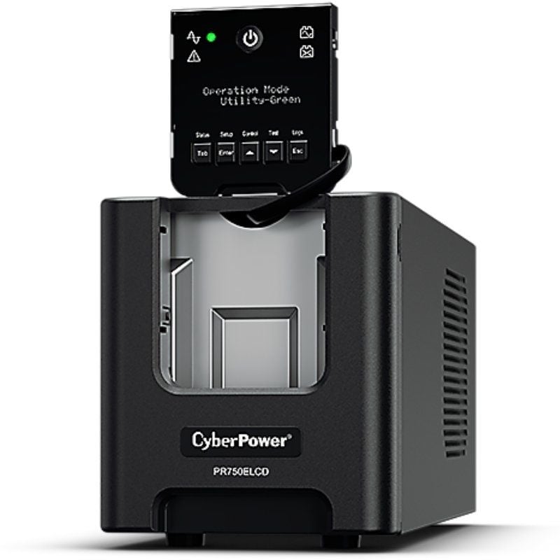 Cyberpower PR750ELCD UPS Interactiva em Linha / 750va-675w / 6 Saídas / Formato Torre